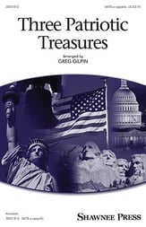 Three Patriotic Treasures SATB choral sheet music cover